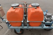 Empas 37-55-2x200E spraying wagon with sprung hosereel
