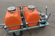 Empas 37-55-2x200E spraying wagon with sprung hosereel