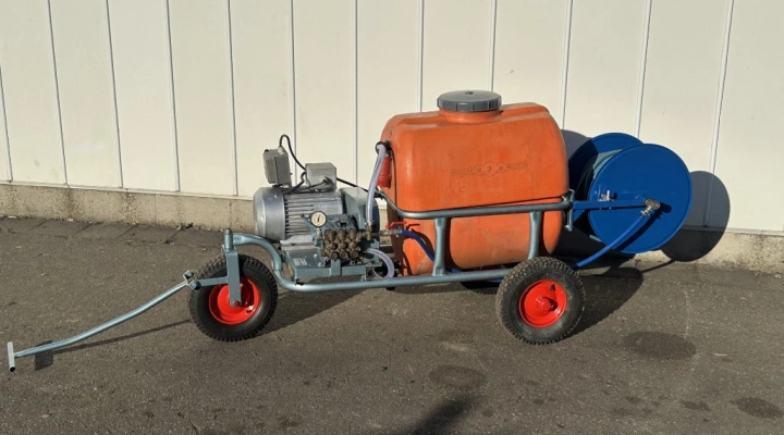 Empas spuitwagen 200L met haspel