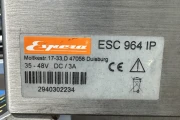Espera ES5000 check weigher with top and bottom labeler