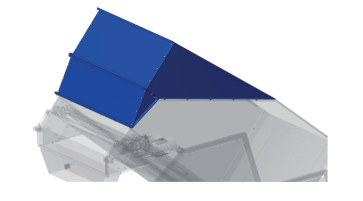 Extension plates for Logitec DB-40 Big-bale dosing bunker