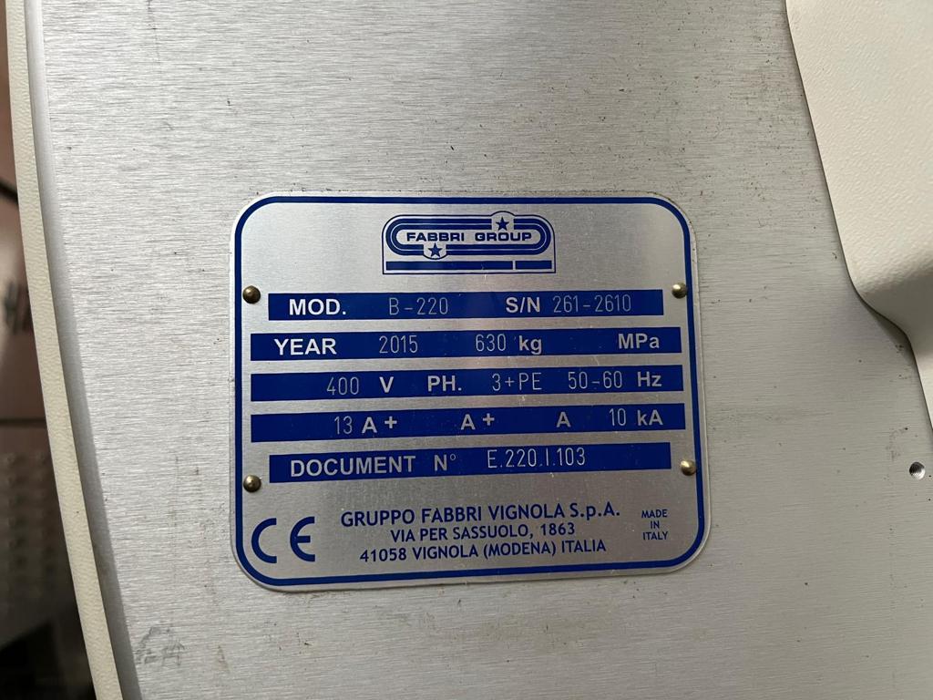 Fabbri Waldyssa Automac 55 Piu model B-220 stretch foil packaging machine