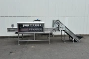 Falhun washing machine for vegetables in bundles, with leaves, in crates or loose