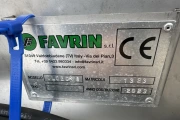 Favrin washing machine for vegetables for leafy crops with dryer