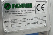 Favrin washing machine for vegetables for leafy crops with dryer
