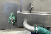 Feltracon elevator incline conveyor for leafy vegetables 310 x 50 cm, stainless steel
