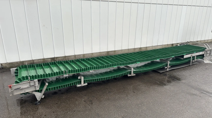 Femia E70 elevator incline conveyor 660 x 80 cm stainless steel