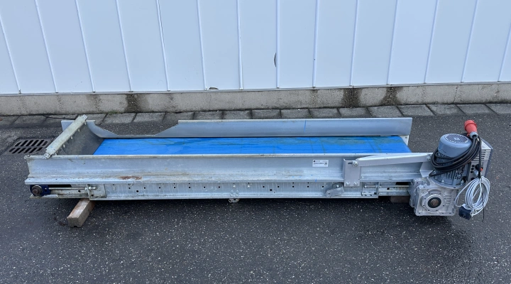Flauw conveyor 270 x 55 cm with inverter