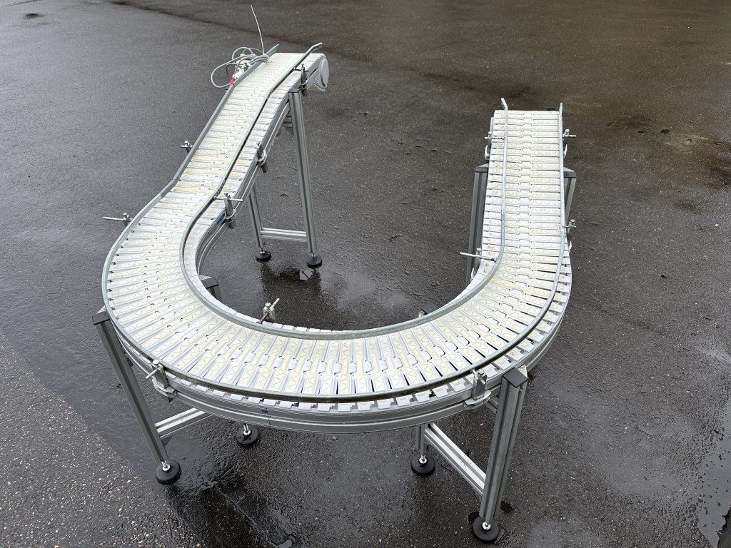 Модульный изогнутый конвейер Flex Industries 180 °