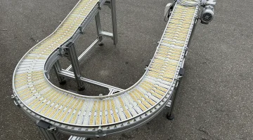 Модульный изогнутый конвейер Flex Industries 180 °