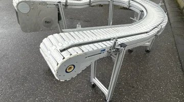 Модульный изогнутый конвейер Flex Industries 180 °