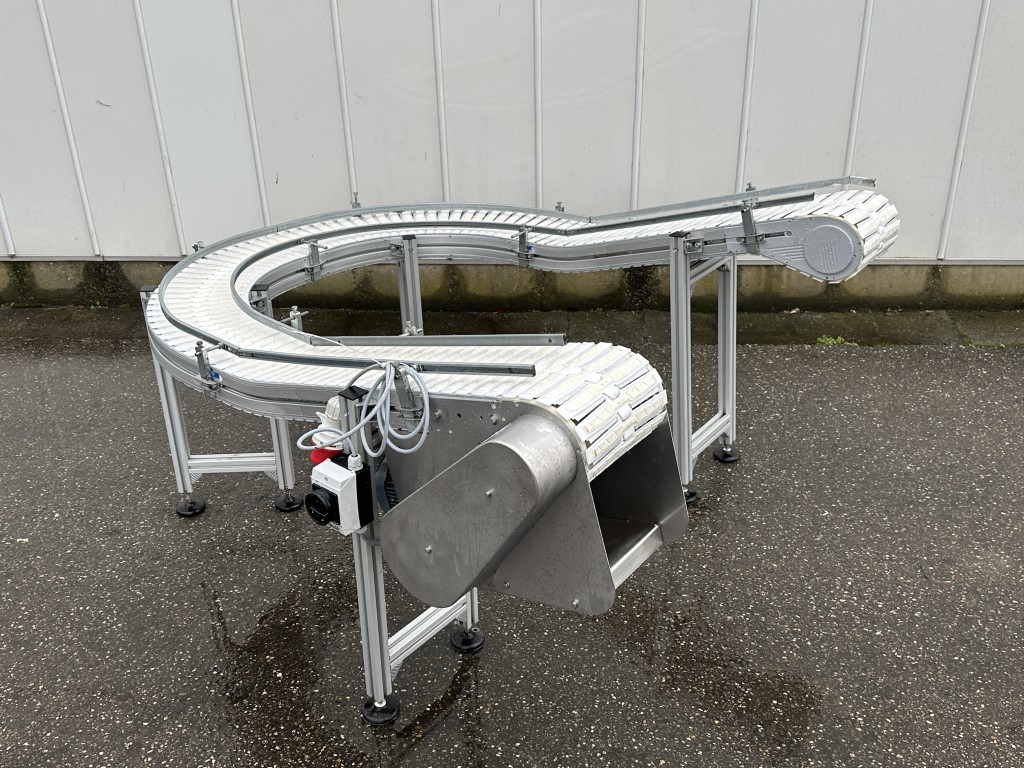 Модульный изогнутый конвейер Flex Industries 180 °