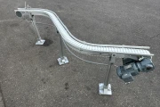 Flexlink conveyor S-shaped 2 x 90° width 8,5 cm