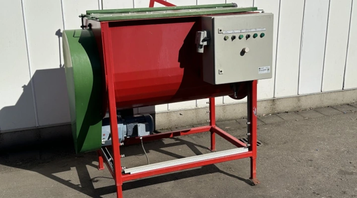 Flier soil mixer and moistener