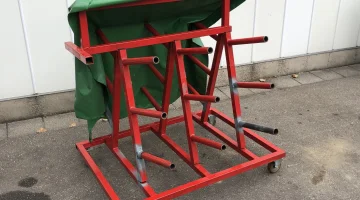 Carrello portafogli in rotoli