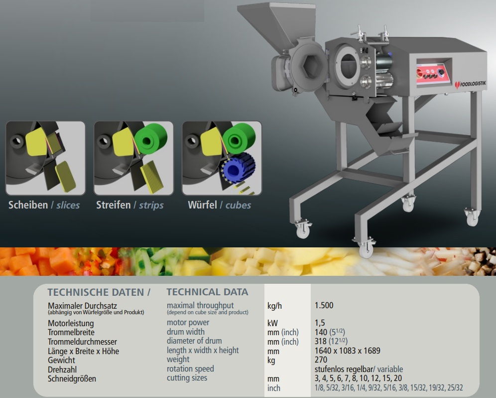 Foodlogistik ShreddR classic 140 ����������� ������ ��� �������, ������� � ��������