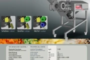 ShreddR cube, strip & slice cutting machine for fruit and vegetables