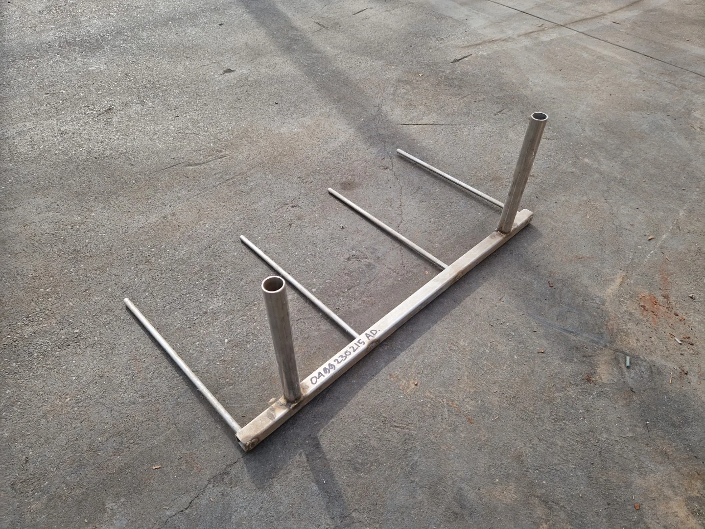 Fork for pot handling 3 x 18 cm • Duijndam Machines