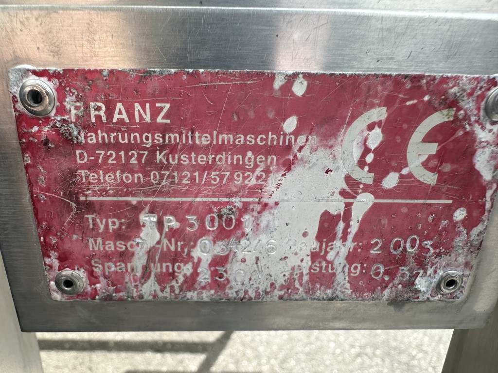 Franz Maschinenbau ����������� �������� � �������������� ������� ��� �����