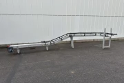 FS solutions curved conveyor 610 x 19 cm with modular belt 90°