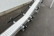 FS solutions curved conveyor 610 x 19 cm with modular belt 90°