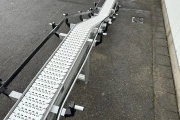 FS solutions curved conveyor 610 x 19 cm with modular belt 90°