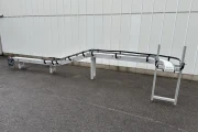 FS solutions curved conveyor 610 x 19 cm with modular belt 90°