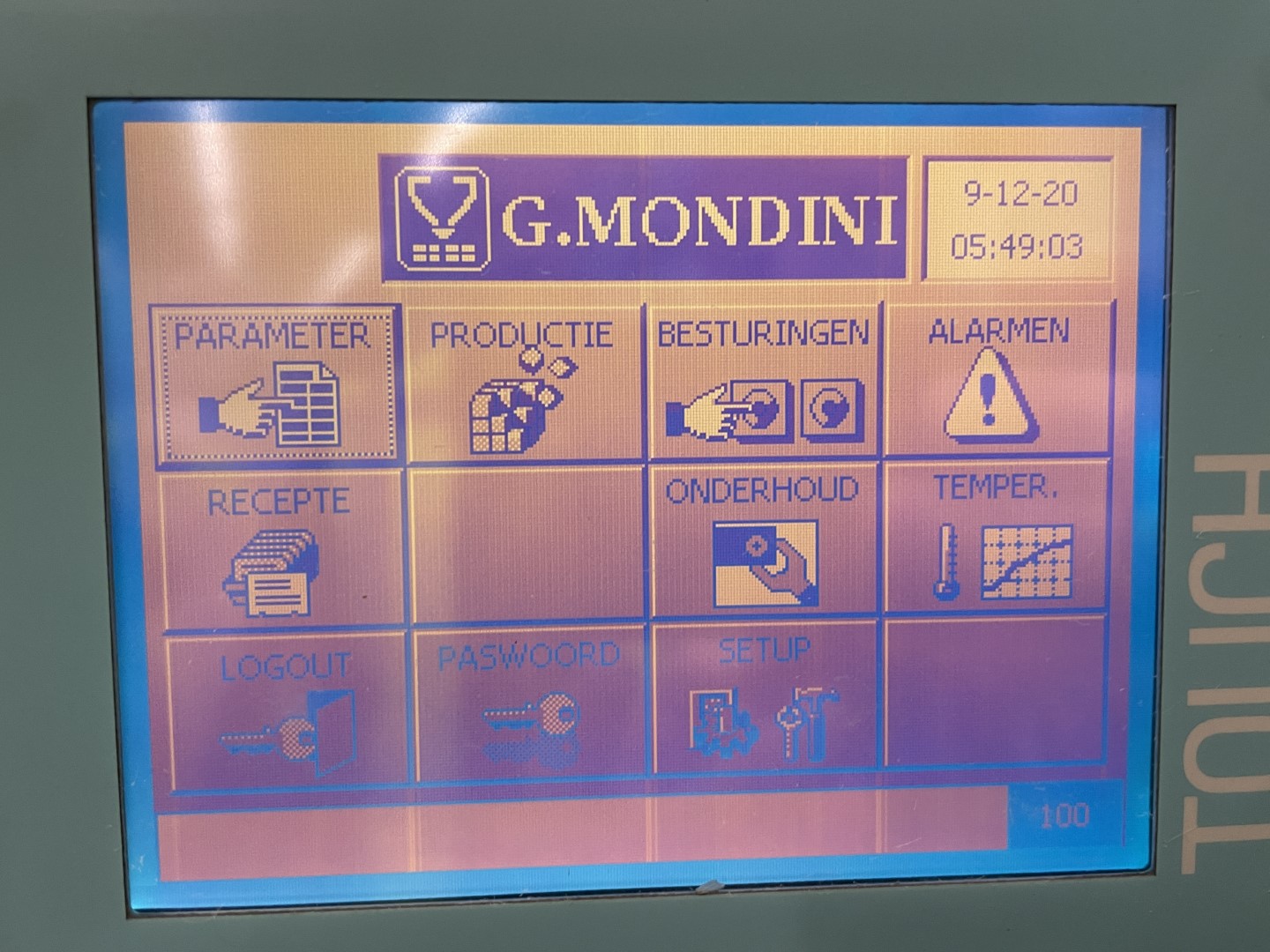 G. Mondini E 350 VG ����������� ������ � ������� �������� ���������