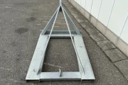 Galvanized machine carrier for forklift