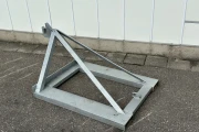 Galvanized machine carrier for forklift