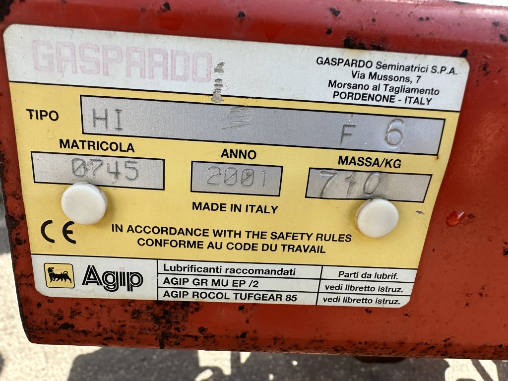 ��������� ����������� Gaspardo ������������� �������� �� 6 �����