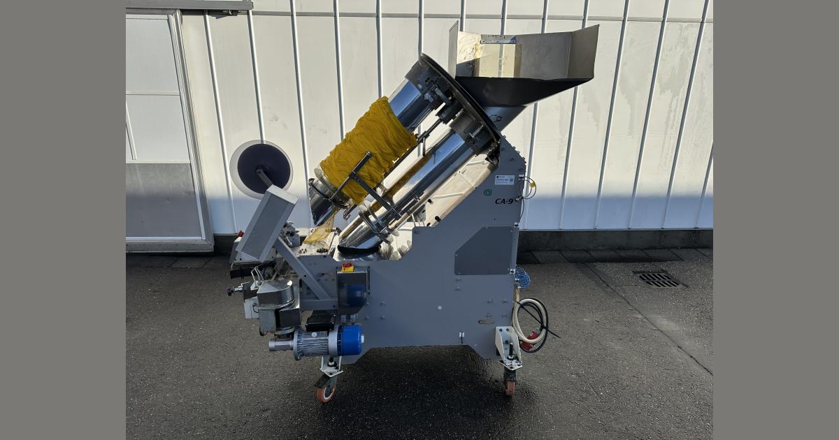 Giro CA-9 net packaging and clipping machine • Duijndam Machines