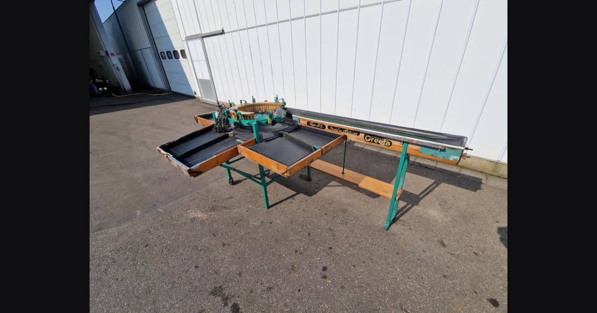 Greefa A2 sorting machine for apples and fruit • Duijndam Machines