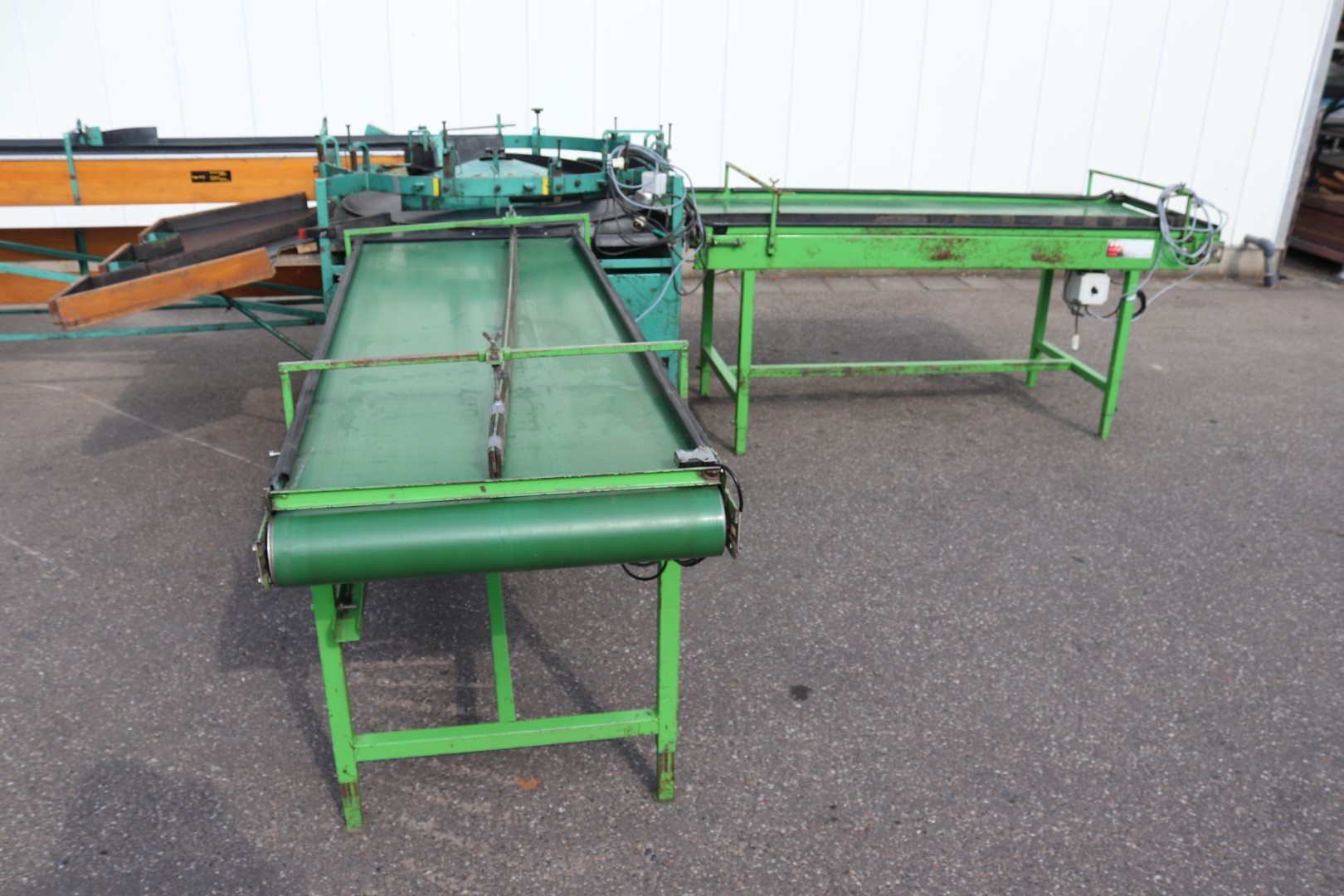Greefa A4 apple grader with 2 packing conveyors