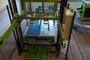 Greefa CombiSort apple & fruit sorting machine 2 line with water dumper ,automatic box fillers and palletiser