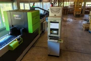 Greefa CombiSort apple & fruit sorting machine 2 line with water dumper ,automatix box fillers and palletiser