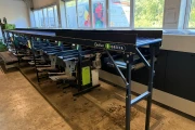 Greefa CombiSort apple & fruit sorting machine 2 line with water dumper ,automatix box fillers and palletiser