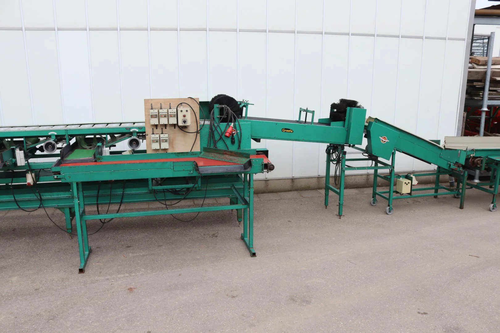 Greefa mechanical weight grader for apples and tomatoes • Duijndam Machines