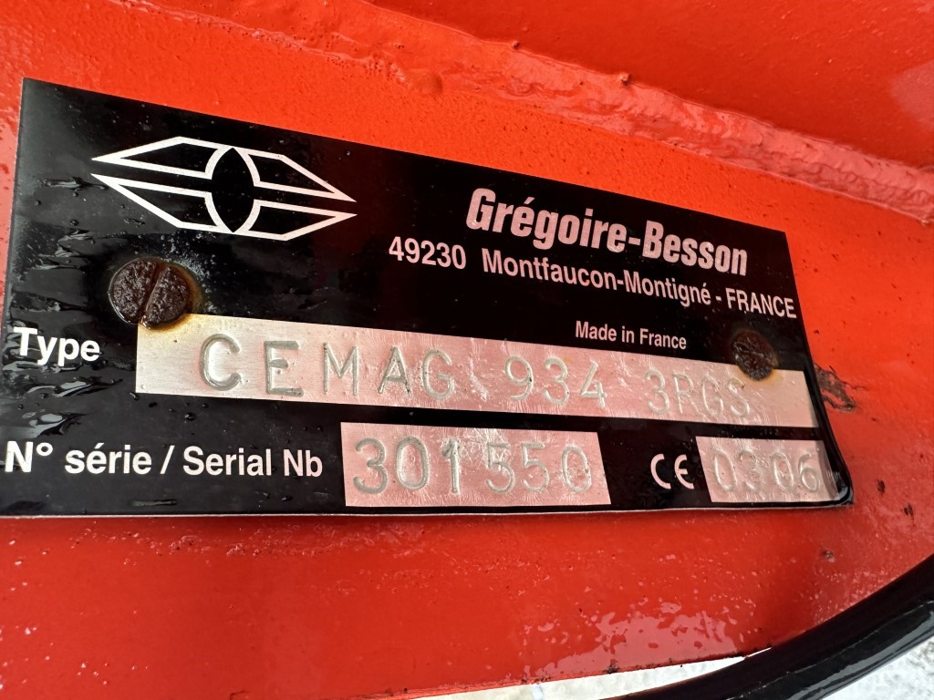 Gregoire Besson Cemag 934 3RGS �����a ��� ������� ����-�����