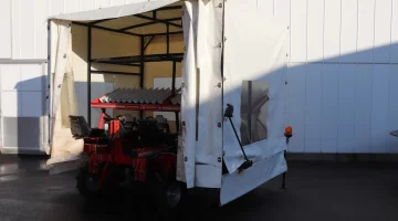 Gregoire Besson Plantador de puerro con 4 filas