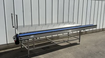 Greymans Paktech conveyor 385 x 20,5 cm with worktable