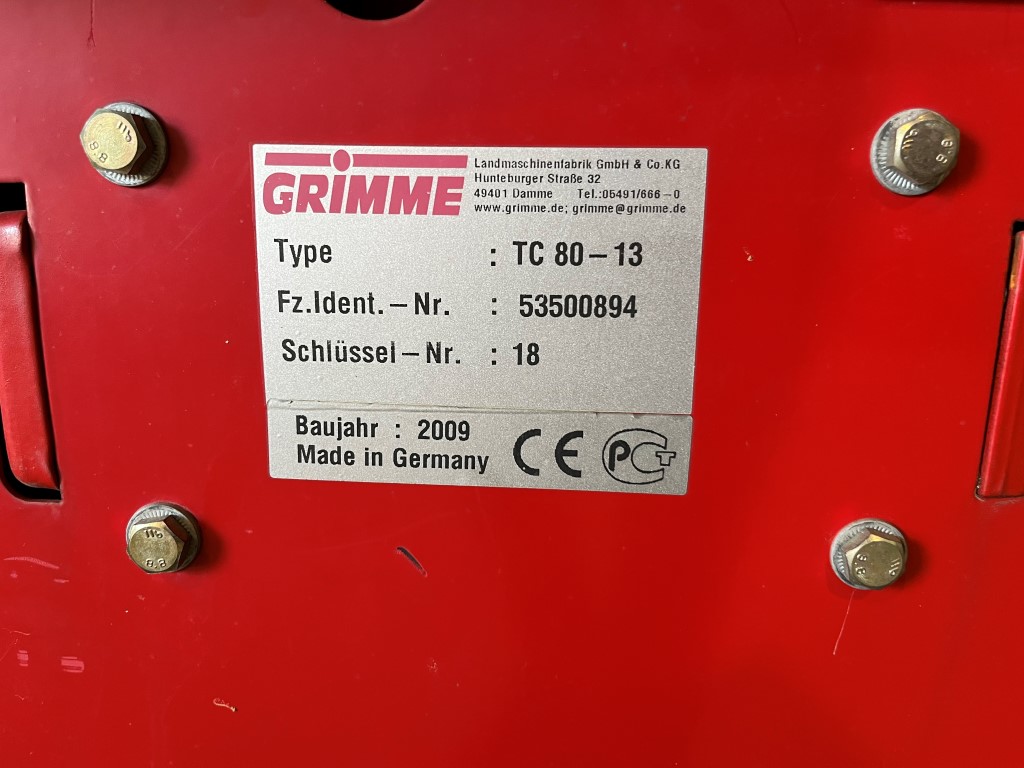 ��������������� ��������� Grimme TC80-13