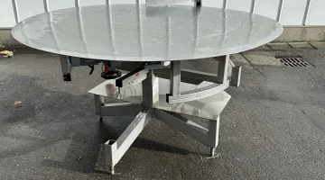 Gronemeyer mesa giratorias acero inoxidable 150 cm