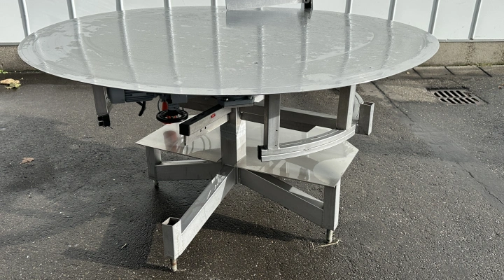 Gronemeyer turntable stainless steel 150 cm