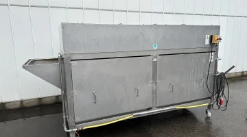 Hadi stainless steel barrel washer 300 x 100 cm ø