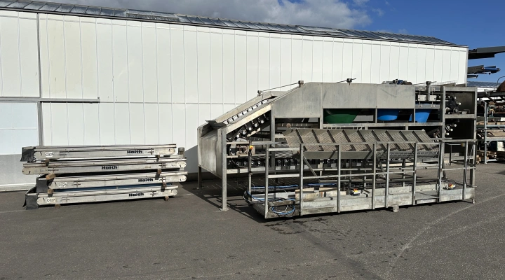 Haith roller sorting machine 180 cm with 4 sortings