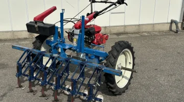 Hak schoffelmachine met Honda-motor
