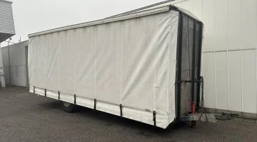 Rimorchio per raccolta adatto a 10 pallet