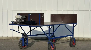 Oogstwagen met Honda-motor