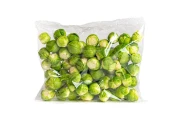 Flowpack machine for vegateables, such as brussels sprouts and green beans